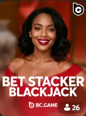Bet Stacker Blackjack BC Game Bahamas game cover