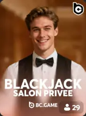 Blackjack Salon Privee BC Game Bahamas game cover
