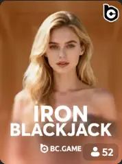 Iron Blackjack BC Game Bahamas game cover
