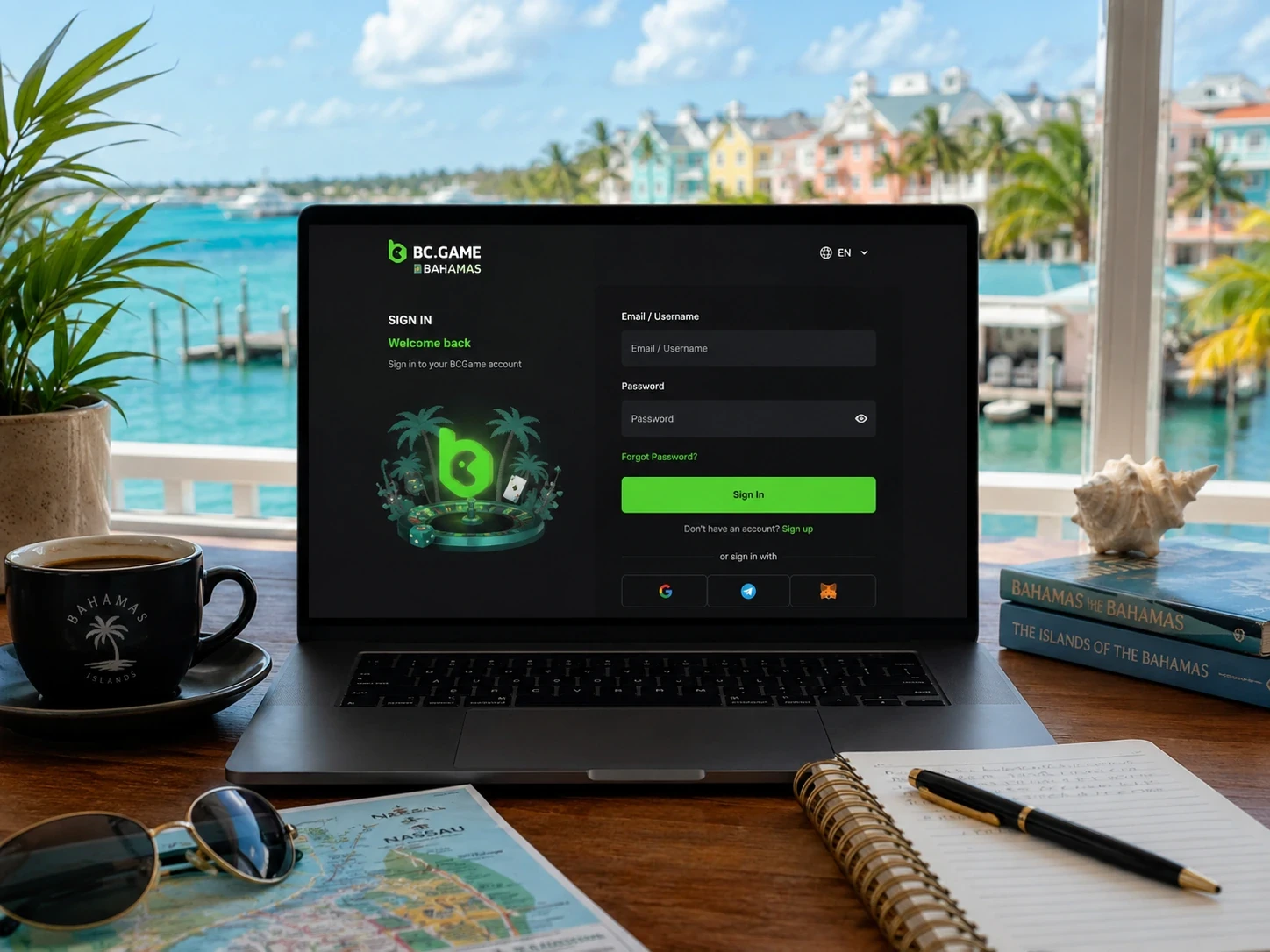 BC Game Bahamas login