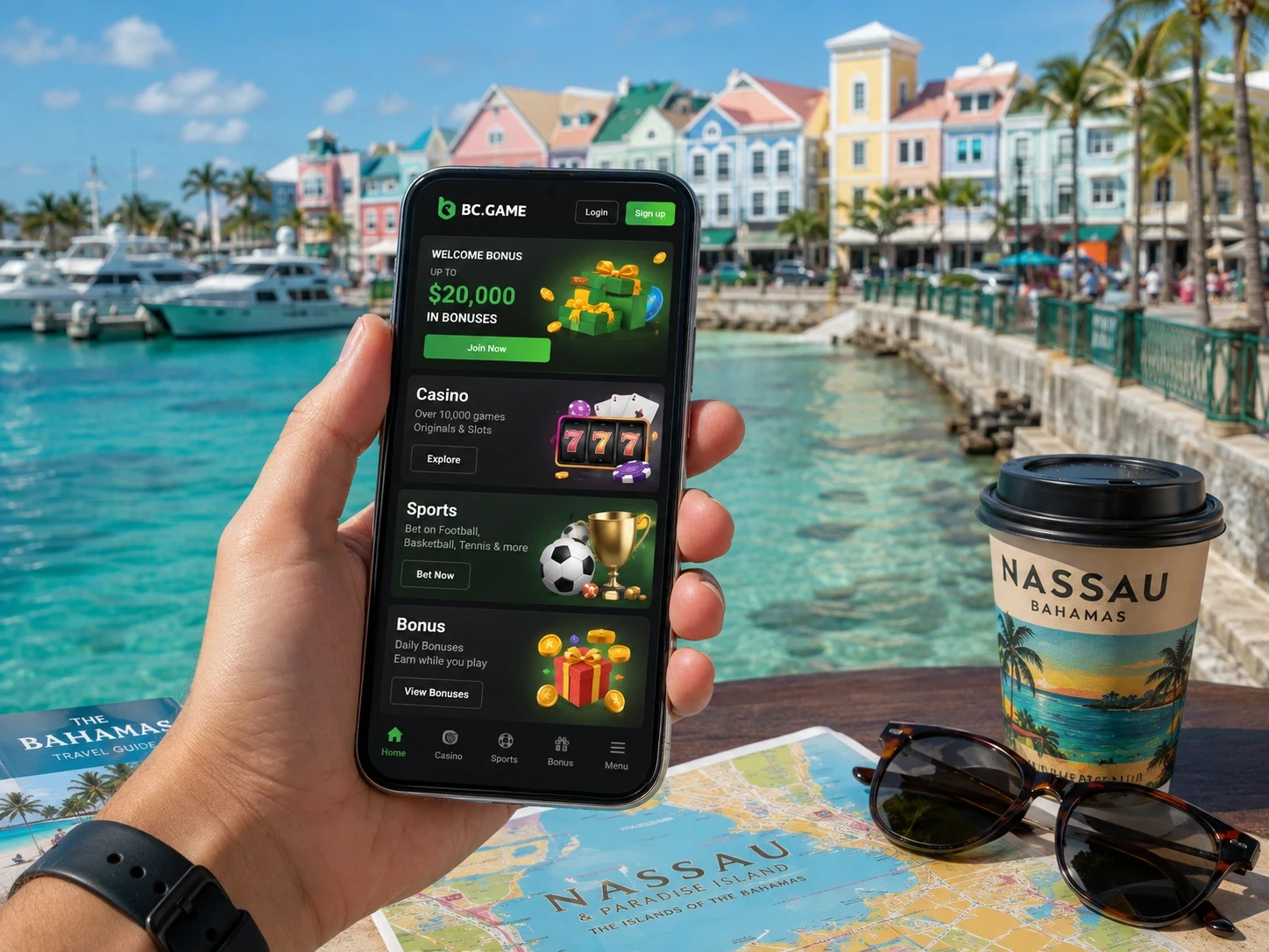 BC Game Bahamas mobile app